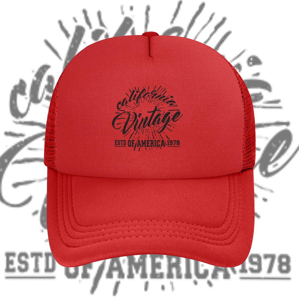 California Vintage America Established Emblem Year Baseball Cap Anime Graphic Hats Adult Unisex Women Sports Outdoor