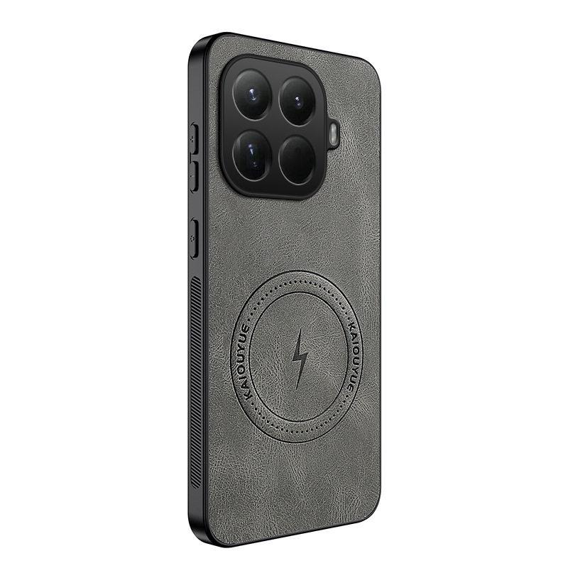 Xiaomi 15T/Mi 14T Pro Leather Silicone Magnetic Buckle Case – Unisex Full Coverage Drop Protection