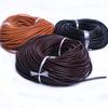 Natural Black Coffee Cowhide Rope - Multiple Specs for Jewelry DIY
