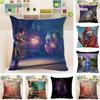 Pillow Game Case Cover Living Room Decoration Christmas Linen Halloween