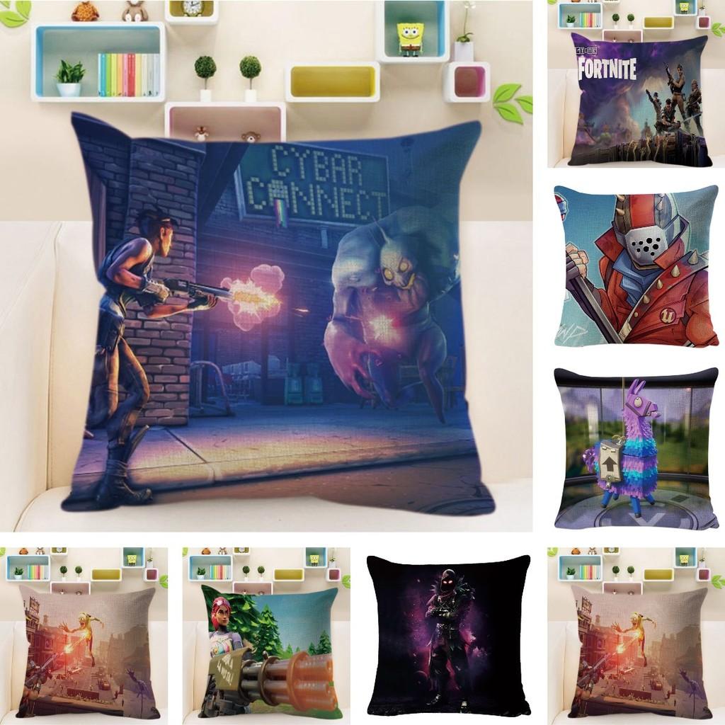 Pillow Case Game Cover Living Room Decoration Christmas Halloween Linen