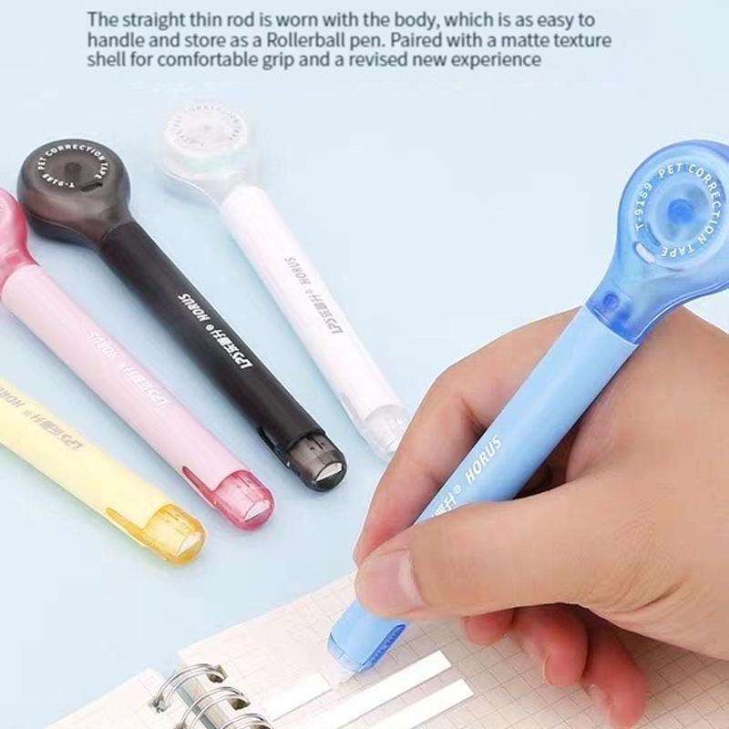 Kawaii Pen Shape Correction Tape Set Cute Corrector Tape White Out Corrector Error Correction Office School Supplies Stationery