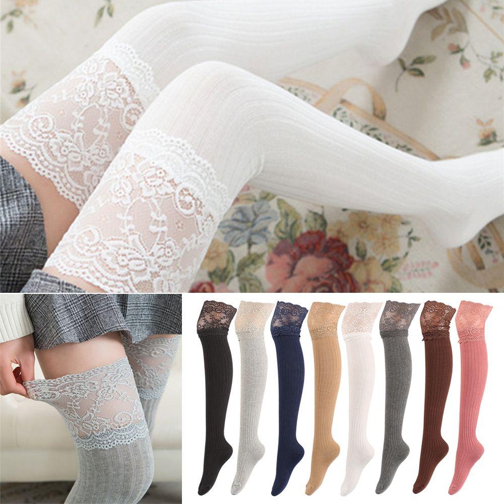 Xmas Winter Warm Spring Autumn Sexy Over the Knee Socks Long Knit Stockings
