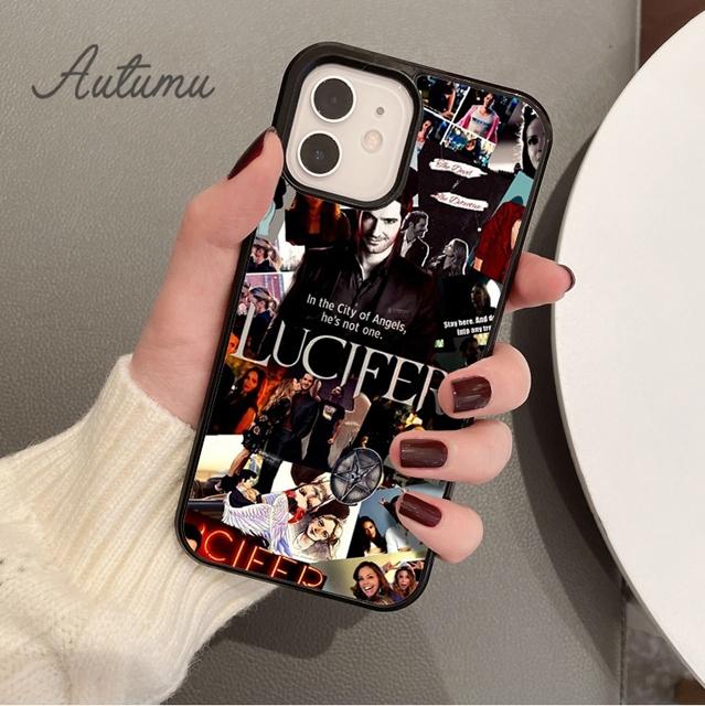 Lucifer TV Phone Case for iPhone 11 12 13 14 Pro Max Mini X XR XS SE 2020 5 6S 7 8 Plus Samsung Galaxy S21 S22 Cover Shell