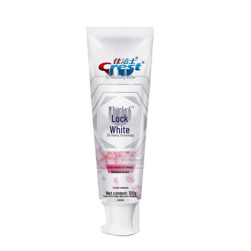 

Crest Dual-Color Whitening Toothpaste, Fresh Cherry Blossom Scent