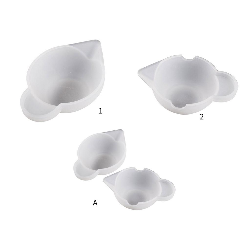 Epoxy Resin Mixing Cup Mold Jewelry Making Molds Silicone Measuring Cups Mold Handmade Craft DIY Mould Accessories