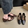 Fashion British Platform Leather Mary Jane Shoes Ladies Designer Soft-soled Increase Women's Shoes Fashion Light Low-heeled Heels Female