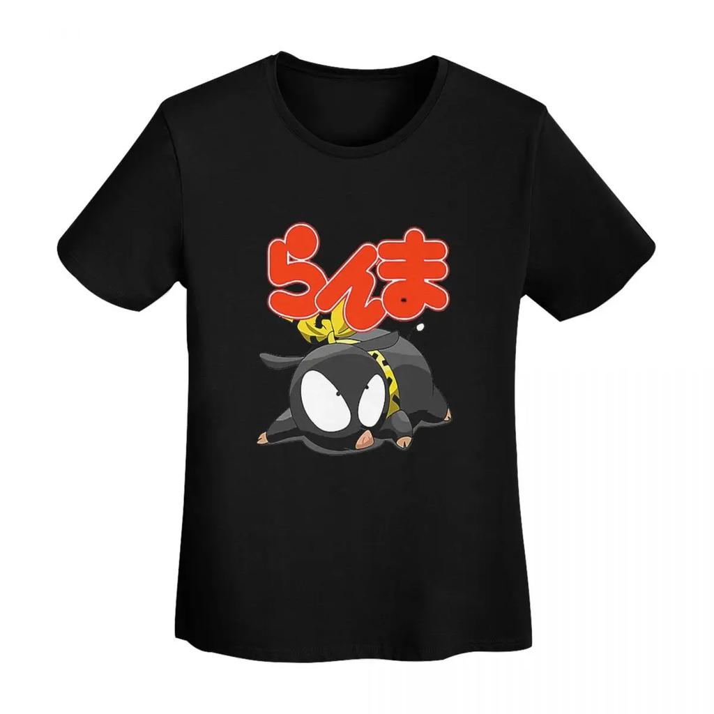 P Chan Ranma TShirt Women Short Sleeve T Shirts Crew Neck Clothes Cotton Summer Tees Streetwear