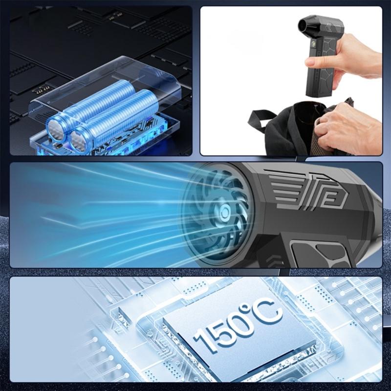 Versatiles Handheld Device Regulable Wind Speed Handheld Violent Blower for Outdoor Lover