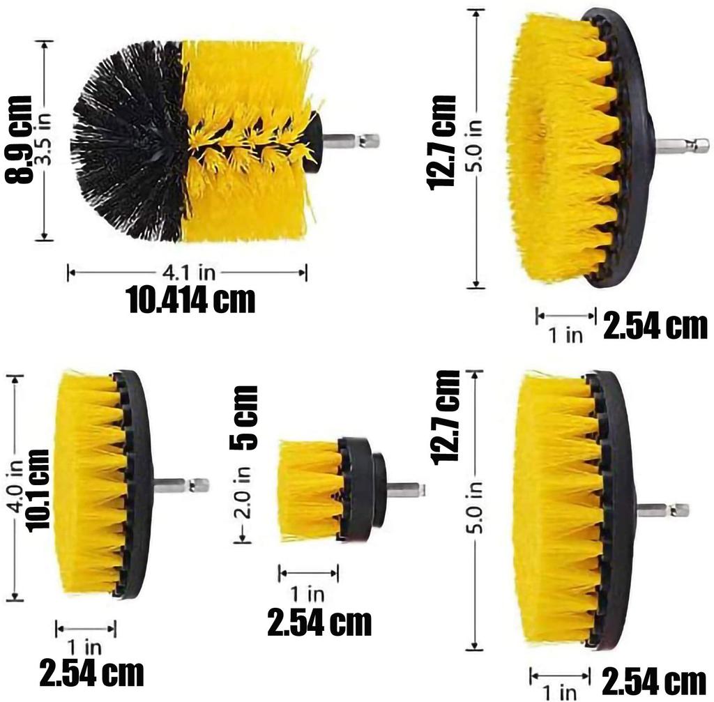 Drill Cleaning Brush Grout Scrubb Cleaning Brush Cleaner Tool