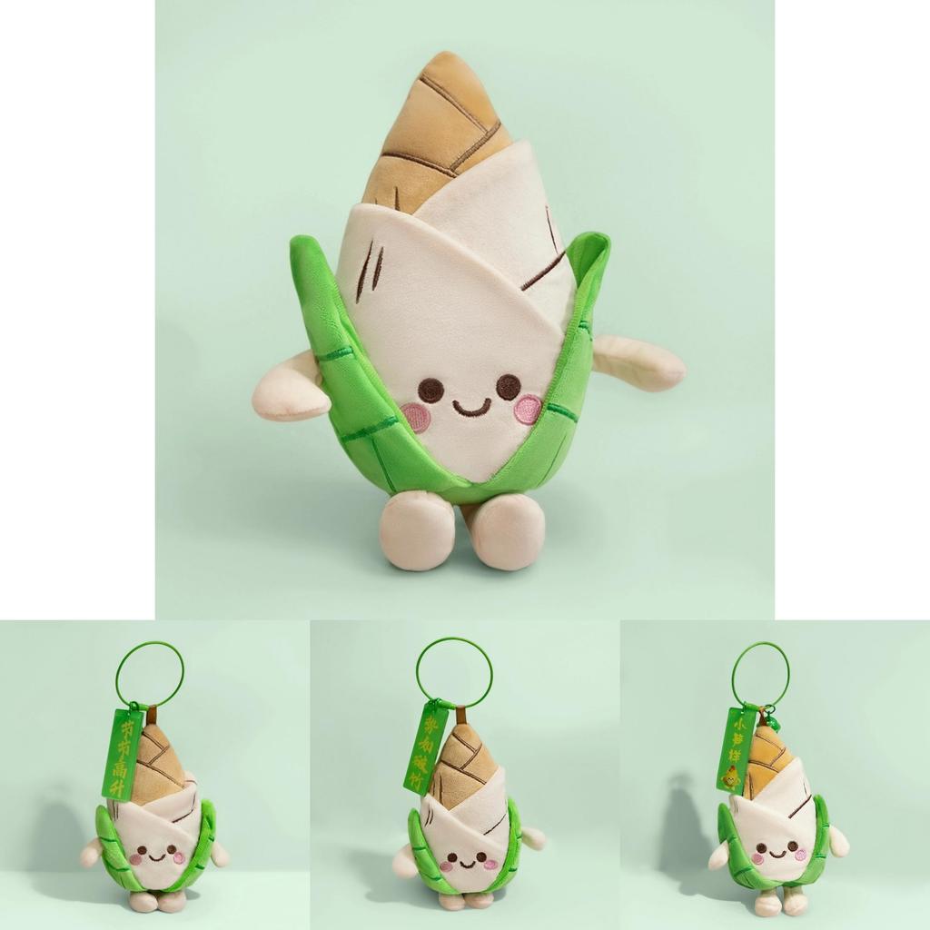 Plush Bamboo Shoots Decor Pillow With Soft Pp Cotton For Home And Gift Use