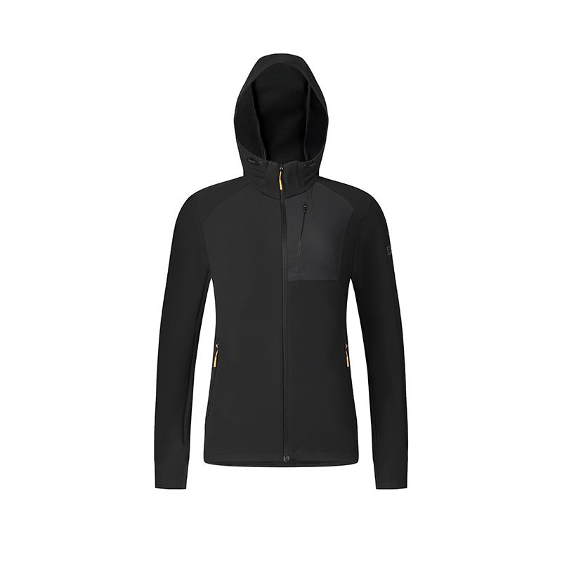 

Fila Повседневная универсальная вязаная куртка с капюшоном Женские куртки Насыщенно-черный A11W517501FBK M