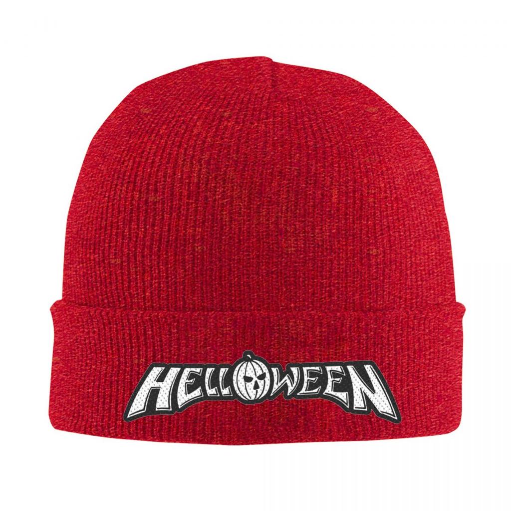 Helloween Rock Band Warm Knitted Cap Winter Knit Bonnet Hat Skullies Beanies Hip Hop Caps for Unisex