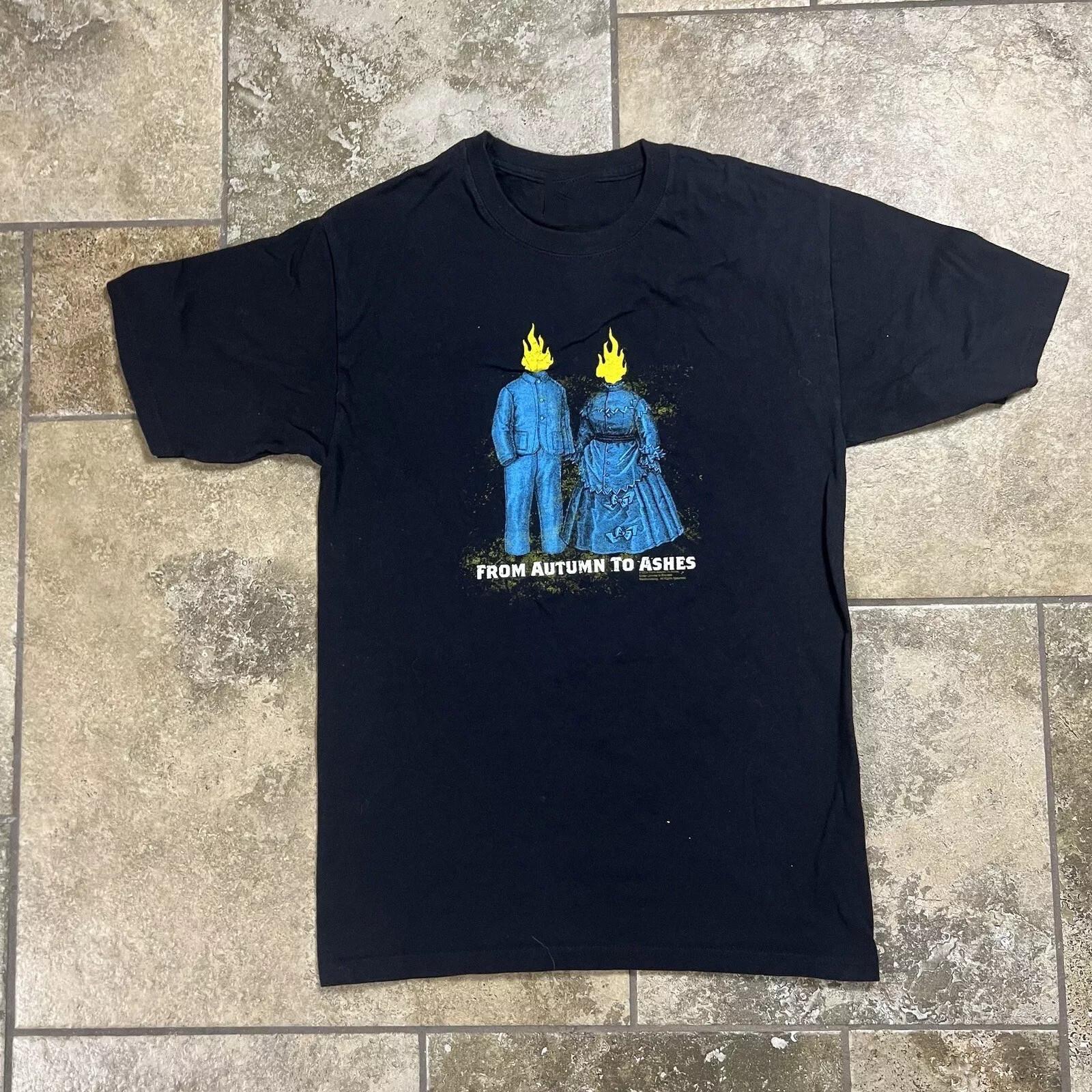 Vtg From Autumn To Ashes Band Unisex Short Sleeve T Shirt NZ326 FREE SHIPPING S