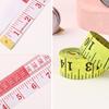 1pc tape measure, plastic box, sewing measuring clothes faux leather ruler, tailor measuring three weeks tape measure