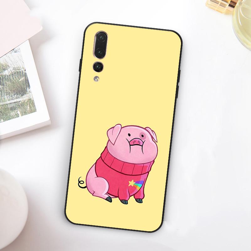 Cute PINK Kawai Pig For Huawei Nova 12i 12s 11i 7i 8i Y73 Y70 Y90 Y60 Y72 Y61 Y91 9 10 SE P30 Pro P40 Lite Case
