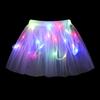 Vestito LED Luminoso per Bambina Ragazza Bambini Viola Verde Costume Cosplay Carnevale Festa di Compleanno Vestiti Costume di Halloween Abito da Ballo