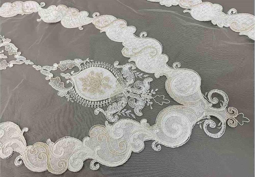 Elegant Interior Italian Lace Table Centerpiece, White, 73 X 150 Cm, Doily Tablecloth, 12402TC