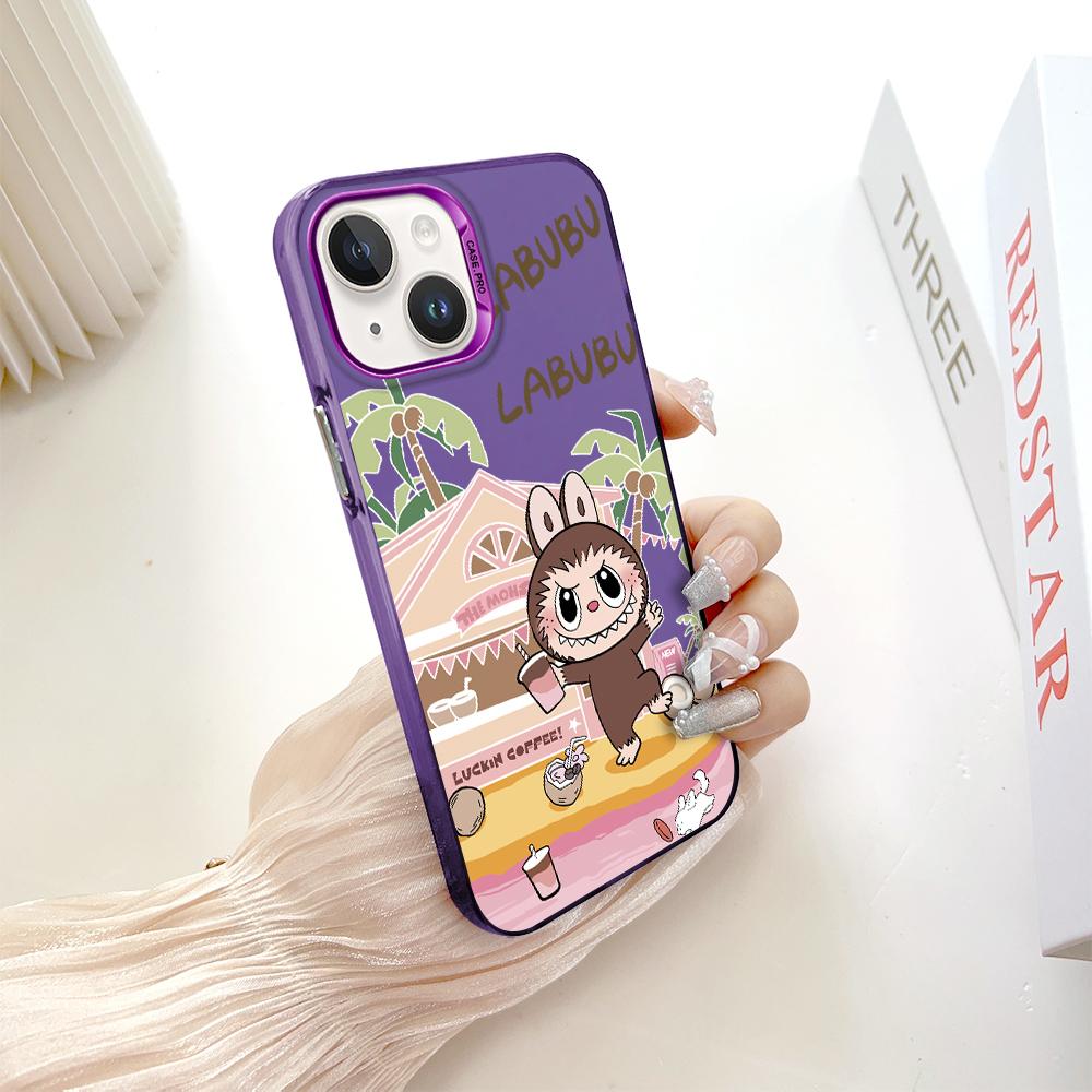 Fashion Colorful Sliver Double Sided Phone Shell Soft Edge Hard Case Full Cover Shockproof Phone Casing for Samsung A16 A55 Xiaomi Redmi 14C Poco C75