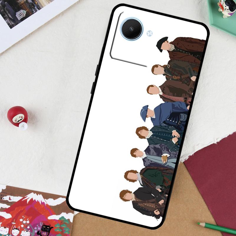 

Jamie and Claire Outlander For Realme GT7 Pro GT 6T 5 6 C67 C75 C61 C55 C53 C51 C21Y C25S 10 11 12 13 14 Pro Plus Case Realme C33
