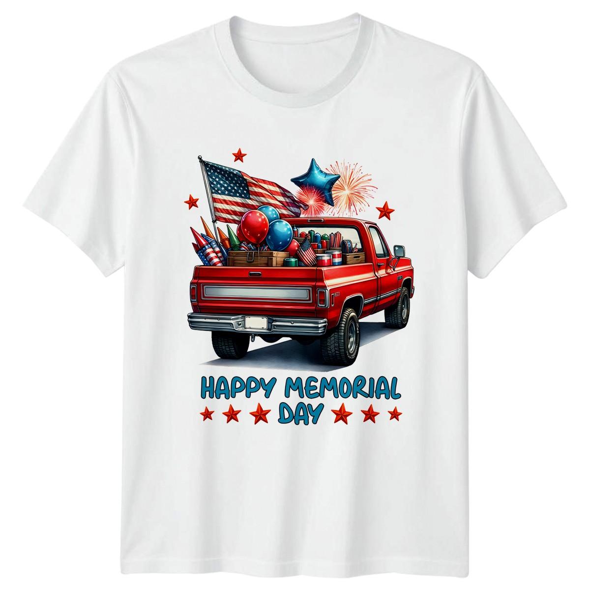 Happy Memorial Day T-Shirt Memorial Day Patriotic Memorial Day Gift For Him XXXL