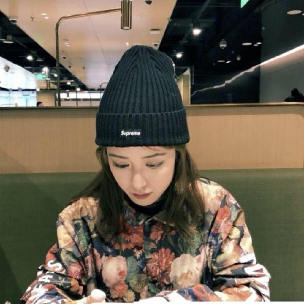 [USED] Supreme 25SS Overdyed Beanie In Metallic Black