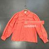 Yas Home Texture Dark Pattern Spring Classy Orange Exquisite Refined Grace Classy Shirt Tops Women