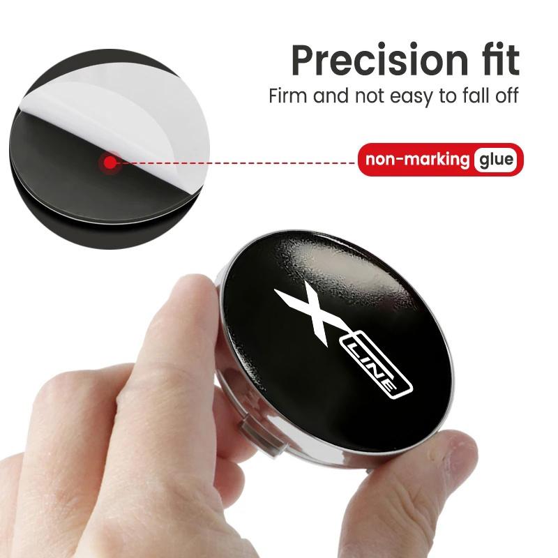 4pcs Car Wheel Center Hub Cap 60mm Universal Anti-Scratch Hub Protector For KIA EV6 Stinger RIO Sorento Picanto Ceed Borrego