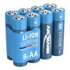 4+4 ansmann extreme lithium aa mignon big pack…