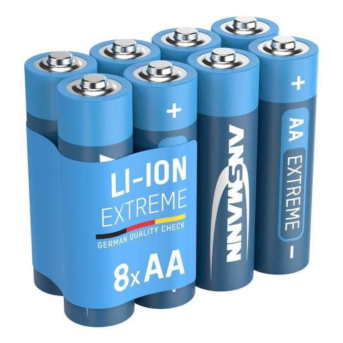 4+4 ansmann extreme lithium aa mignon big pack…