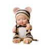 Crafted Lifelike Sleeping Newborn Baby Doll With Rotatable Limbs**
