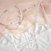 Hollow Lace Corset Slim Fit Suspender Vest Elastic Crop Tops  Travel