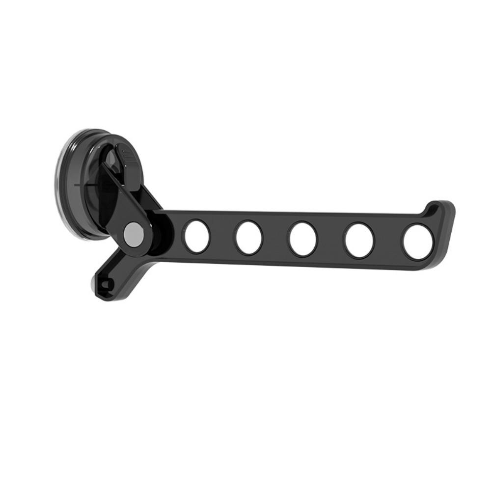 

Plastic Travel Drying Rack 5 Holes Wall Mounted Clothes Storage Organizer чёрный