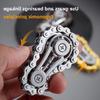 Yeni EDC Dişliler Volan Jiroskop - Antistres Kaygı Metal Bisiklet Zincirleri Parmak Ucu Spinner Fidget Oyuncakları Yetişkinler İçin