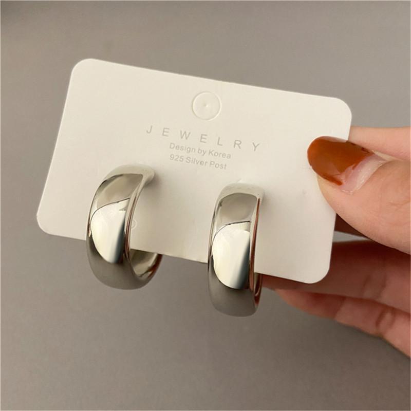 Silver Color Butterfly Earrings Set For Women Girls Vintage Pearl Circle Geometric Twist Hoop Earrings Trendy Jewelry Gifts