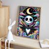 Disney 5D DIY Diamond Painting Jack Psychedelic Neon Style Illustration Full Round Diamond Mosaic Cartoon Cross Embroidery Art Painting HomeDecoration