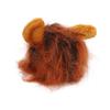 Cat Lion Headgear Decoration Cloth Cute Breathable Pet Lion Wig Lion Mane Costume for Pet Dark Brown