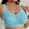 Trägerloses Tank-Top-BH, Ohne Polsterung, Dünn, Große Körbchen, Spitze, Rein Ästhetisch, Übergröße Damen Unterwäsche