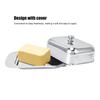 With Cover Handle Butter Dish With Lid Stainless Steel Butter Keeper Holder  Home Kitchen