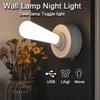 Wireless LED Night Light Joystick Reading Table Lamps Charging Desktop Night Lamps for Room Bedroom Living Decoration Lighting