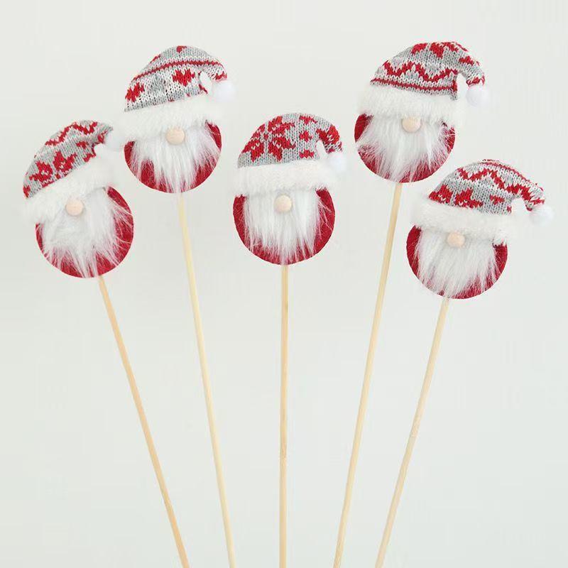 Julbukett Dekoration Hänge, Snögubbe för Äldre Julgran, Ren Blomma Dekoration Tillbehör