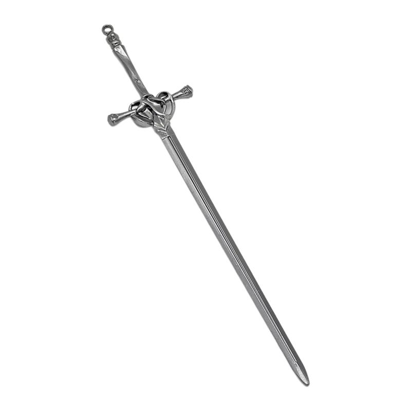 Sword Hairpins Handmade Carved Hair Sticks for Women Chinese Hair Chopsticks for Long Hair Vintage Metal Hair Sticks