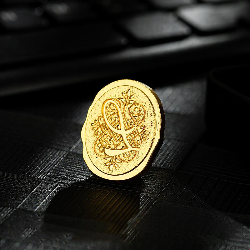 Retro Sealing Wax Stamp Head 26 Letter A-Z Alphabet Seals Stamp Set Tools Post Decor Antique Alloy Seal Head Wedding Craft Gift