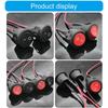 Round Rockers Switch,10Pcs Rockers Switch,12V Toggle Switch with Prewired Electrical Switches for Boats Car