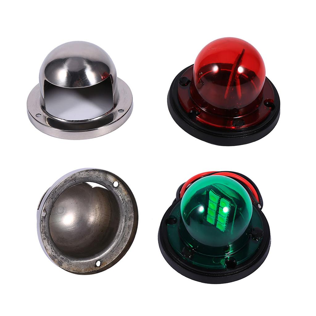 Edelstahl 12V LED Marine Boot Yacht Rot Grün Bogen Navigation Licht