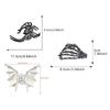 Bats Spiders Skeleton Hands Metal Hair Crab Halloween Hairpin Barrette Clamps Party Hair Accessories For Women Headwear