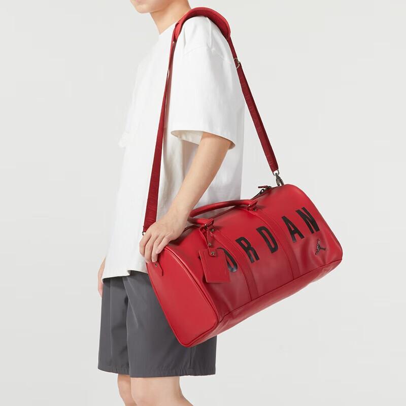 Jordan Fitness Large Capacity Polyester Shoulder Travel Bag Unisex bags Red JD2323041AD-001
