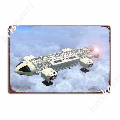 Space 1999 Eagle Metalen Plaque Poster Poster Aanpassen Muurschildering Bioscoop Woonkamer Tinnen Bord Posters