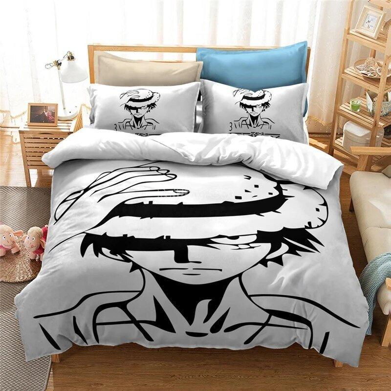 Cute Printed Quilt Cover Pillowcase Three-Piece Set Can Be Made Into Four-Piece 3D Digital Printing