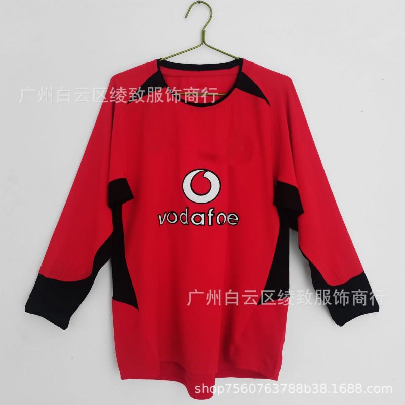 Manchester United Retro Domácí Dres 2007-08 Cristiano Ronaldo 7 Dlouhý Rukáv Stoleté Vydání Fotbalový Dres